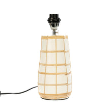 The Molokai Table Lamp - White Natural in terracotta, earthenware — handmade luxury table lamp curated by Laiyahome — view 2