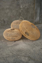 The Wholly Pendant - Natural - L in rattan — handmade luxury pendant lamp curated by Laiyahome — view 2