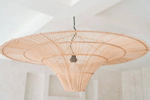 The Sky Pendant - Natural - XL in rattan — handmade luxury pendant lamp curated by Laiyahome — view 2