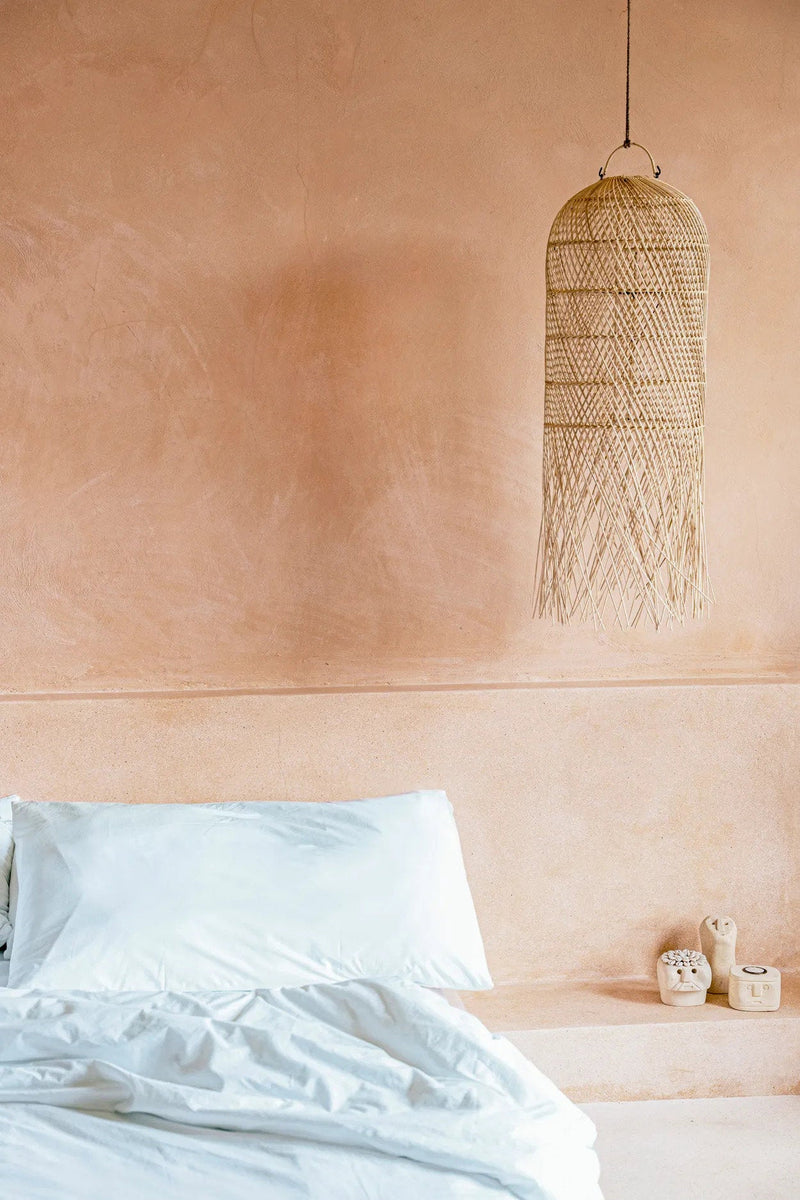 The Squid Pendant - Natural - M in rattan — handmade luxury pendant lamp curated by Laiyahome — view 2