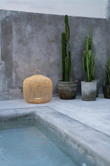 The Batu Bolong Pendant - Natural - L in rattan — handmade luxury pendant lamp curated by Laiyahome — view 2
