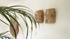 The Abaca Wall Applique - Natural - S in glass — handmade luxury wall light curated by Laiyahome — view 2