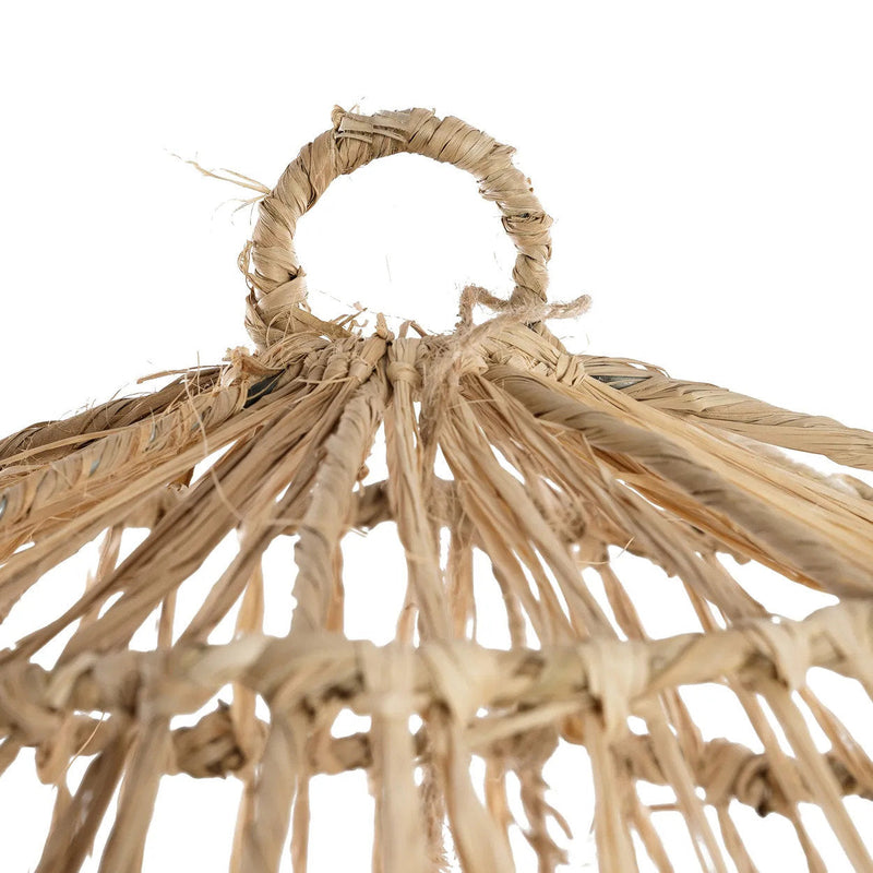The Casita Pendant - Natural - L in grass — handmade luxury pendant lamp curated by Laiyahome — view 2
