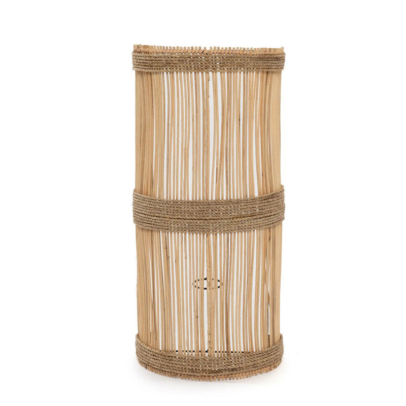 The Jalal Wall Applique - Natural - M in rattan — handmade luxury wall light curated by Laiyahome — view 2