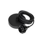 Fitting Lamps Ceiling - Black - 1 Fitting in cotton — handmade luxury ceiling light curated by Laiyahome