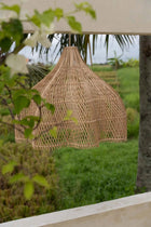 The Whipped Pendant - Natural - M in rattan — handmade luxury pendant lamp curated by Laiyahome — view 2