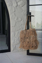 The Raffia Bahamas Tote - Natural in raffia — handmade luxury shoulder bag curated by Laiyahome — view 2