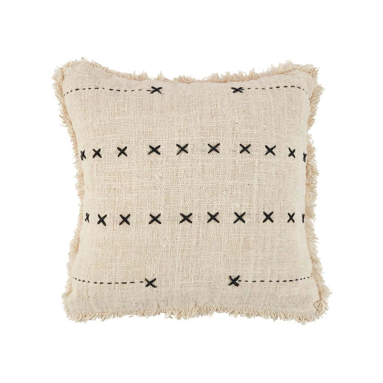 Housse de coussin French Kiss - Noir naturel