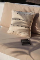 Housse de coussin French Kiss - Noir naturel
