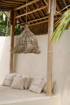 The Sahara Cushion Cover - Natural in cotton — handmade luxury cushion cover curated by Laiyahome — view 2