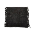 The Oh My Gee Cushion Cover - Black Navy - 60x60 in cotton — handmade luxury cushion cover curated by Laiyahome