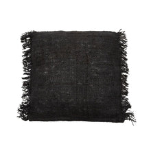 The Oh My Gee Cushion Cover - Black Navy - 60x60 in cotton — handmade luxury cushion cover curated by Laiyahome