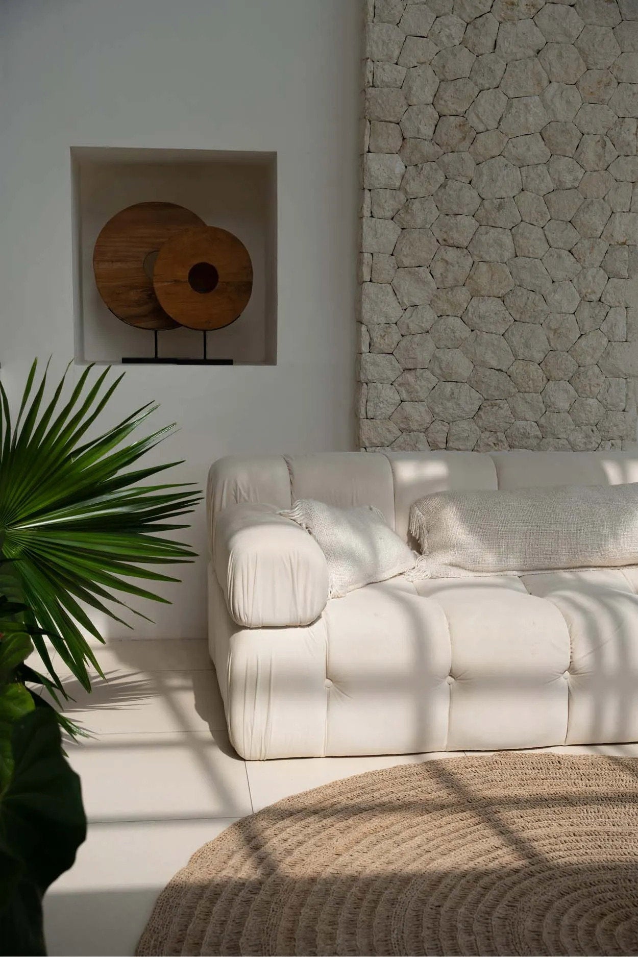 Housse de coussin Oh My Gee - Crème - 35 x 100