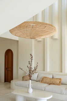 The Raffia Cushion Cover Rectangular - Natural - 35x100 in raffia — handmade luxury cushion cover curated by Laiyahome — view 2