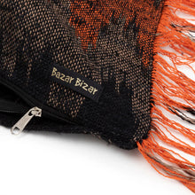 Housse de coussin Oh My Gee - Noir et orange - 30 x 50