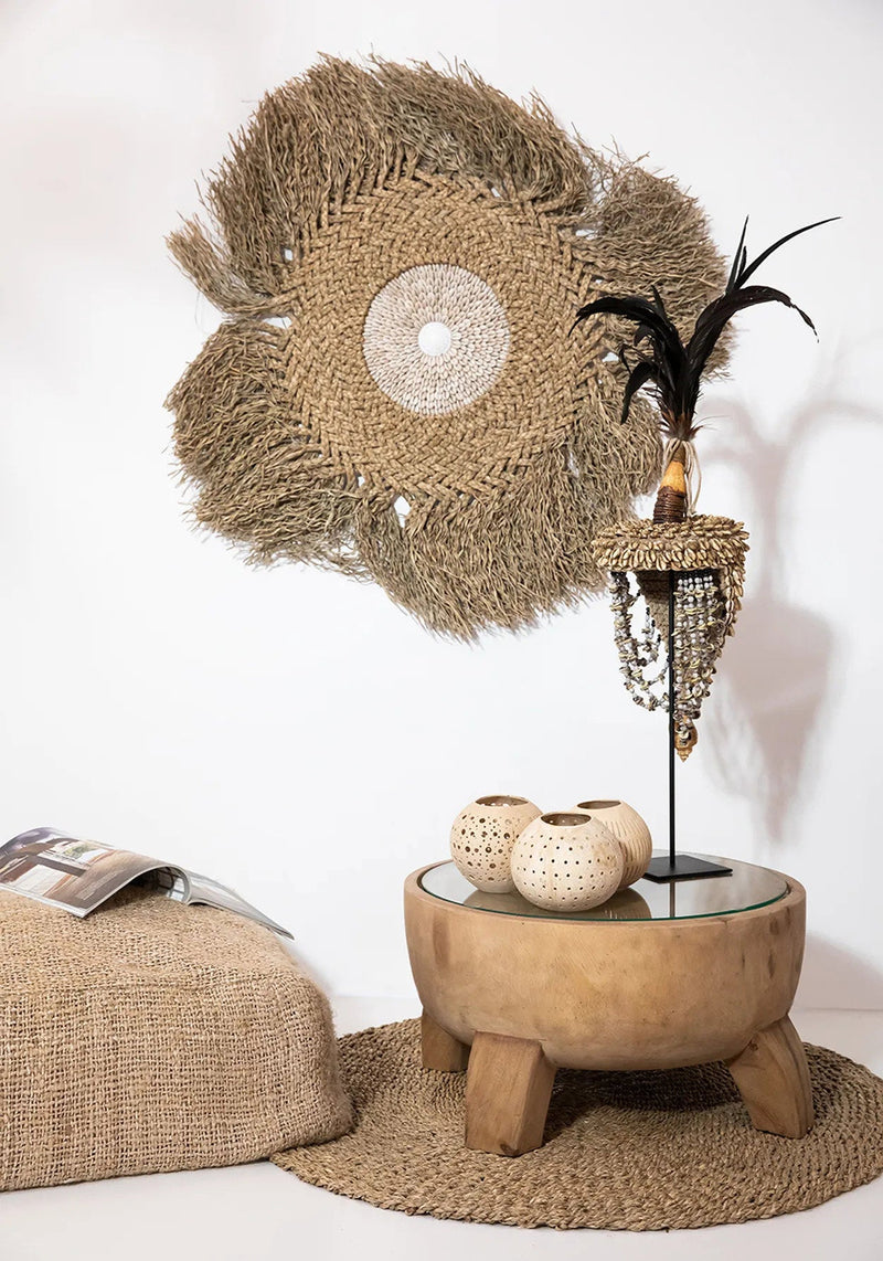 The Mekong River Carpet - Natural - 90 in seagrass — handmade luxury area rug curated by Laiyahome — view 2