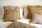The Oh My Gee Cushion Cover - Concrete Velvet - 40x40 in velvet — handmade luxury cushion cover curated by Laiyahome — view 2