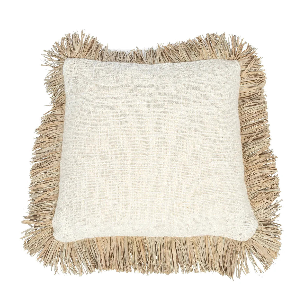 Housse de coussin Saint Tropez - Blanc naturel - 60x60
