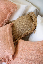 Housse de coussin Oh My Gee - Rose saumon - 35 x 100