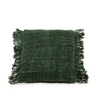 The Oh My Gee Cushion Cover - Forest Green - 40x40 in cotton — handmade luxury cushion cover curated by Laiyahome