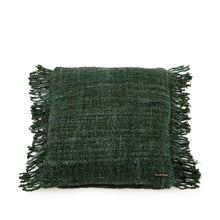 The Oh My Gee Cushion Cover - Forest Green - 40x40 in cotton — handmade luxury cushion cover curated by Laiyahome