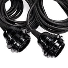 Fitting Lamps Ceiling - Black - 3 Fittings