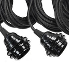 Fitting Lamps Ceiling - Black - 5 Fittings