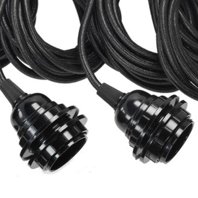 Fitting Lamps Ceiling - Black - 5 Fittings