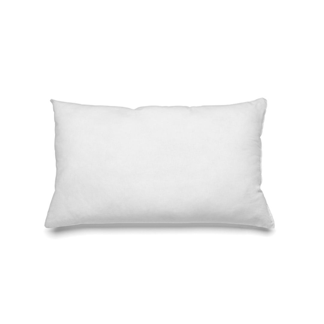 Coussin intérieur blanc rectangulaire - 30x50