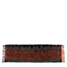 Housse de coussin Oh My Gee - Noir et orange - 35 x 100