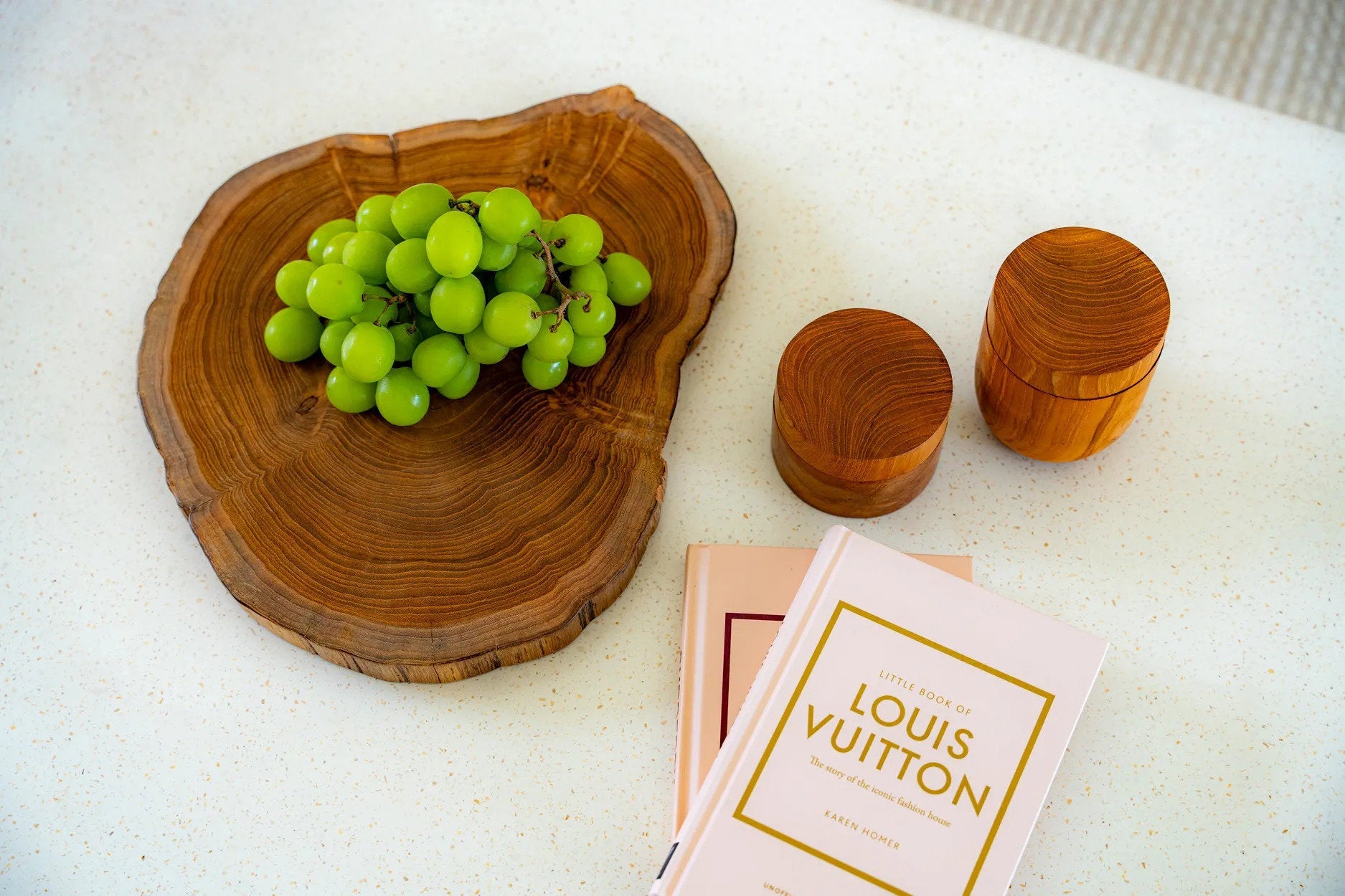 The Teak Root Cutting Board in wood — handmade luxury cutting board curated by Laiyahome — view 2