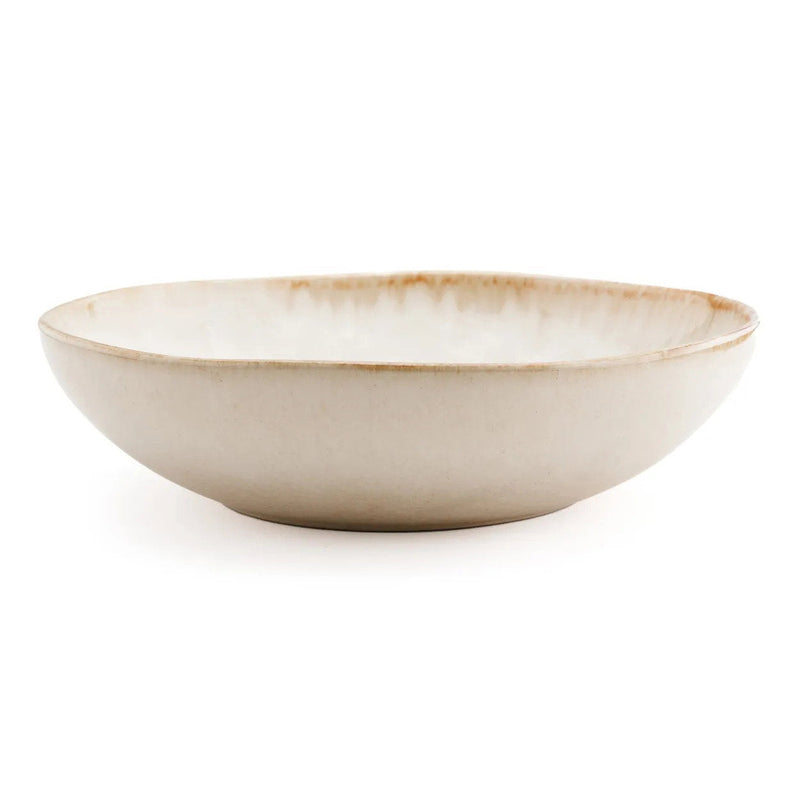 The Cascais Pasta Plate – stoneware dinner plate in white – product view 1