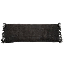 Housse de coussin Oh My Gee - Noir et marine - 35 x 100