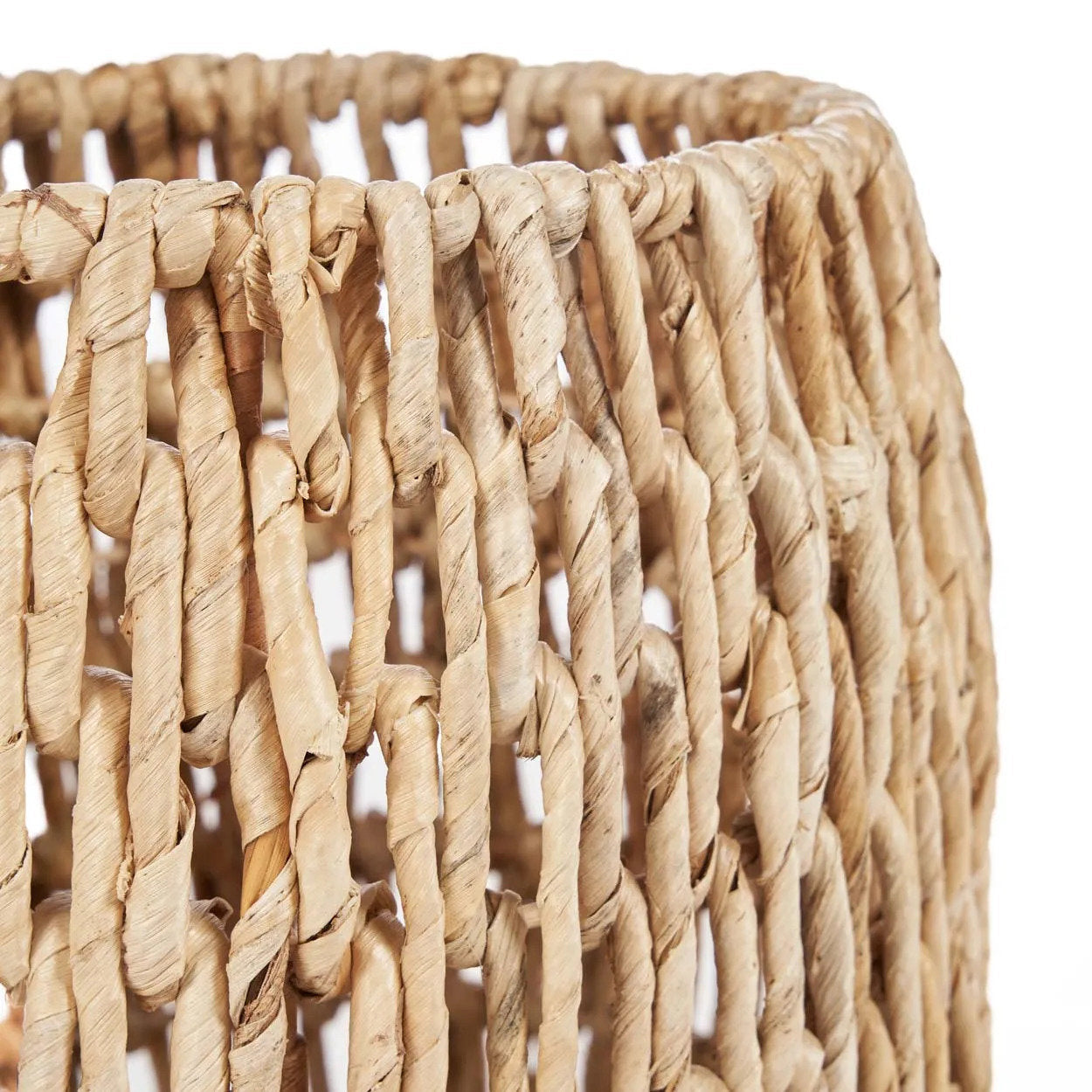 The Louh Louh Basket - Natural - L in palm leaf — handmade luxury storage basket curated by Laiyahome — view 2