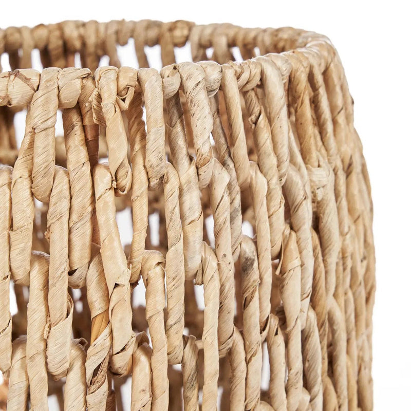 The Louh Louh Basket - Natural - L in palm leaf — handmade luxury storage basket curated by Laiyahome — view 2
