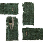 Porte-couverts Oh My Gee - Vert forêt - Lot de 4