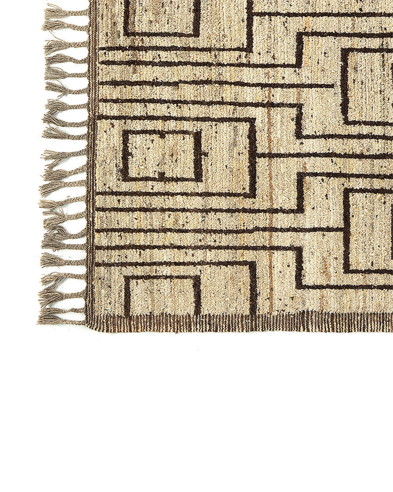 The Handwoven Afghan Rug #1061 in wool — handmade luxury area rug curated by Laiyahome — view 2