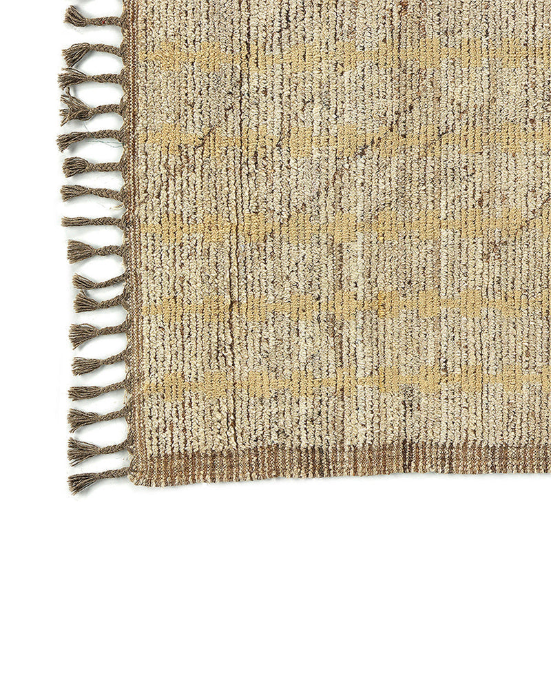 The Handwoven Afghan Rug #1021 in wool — handmade luxury area rug curated by Laiyahome — view 2