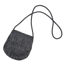 The Sling Bag - Black – leather shoulder bag in black – product view 1