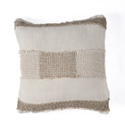 Capa de almofada Linen Threads - Branco Natural