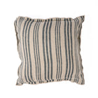 Housse de coussin à rayures nordiques - Noir naturel - 50x50
