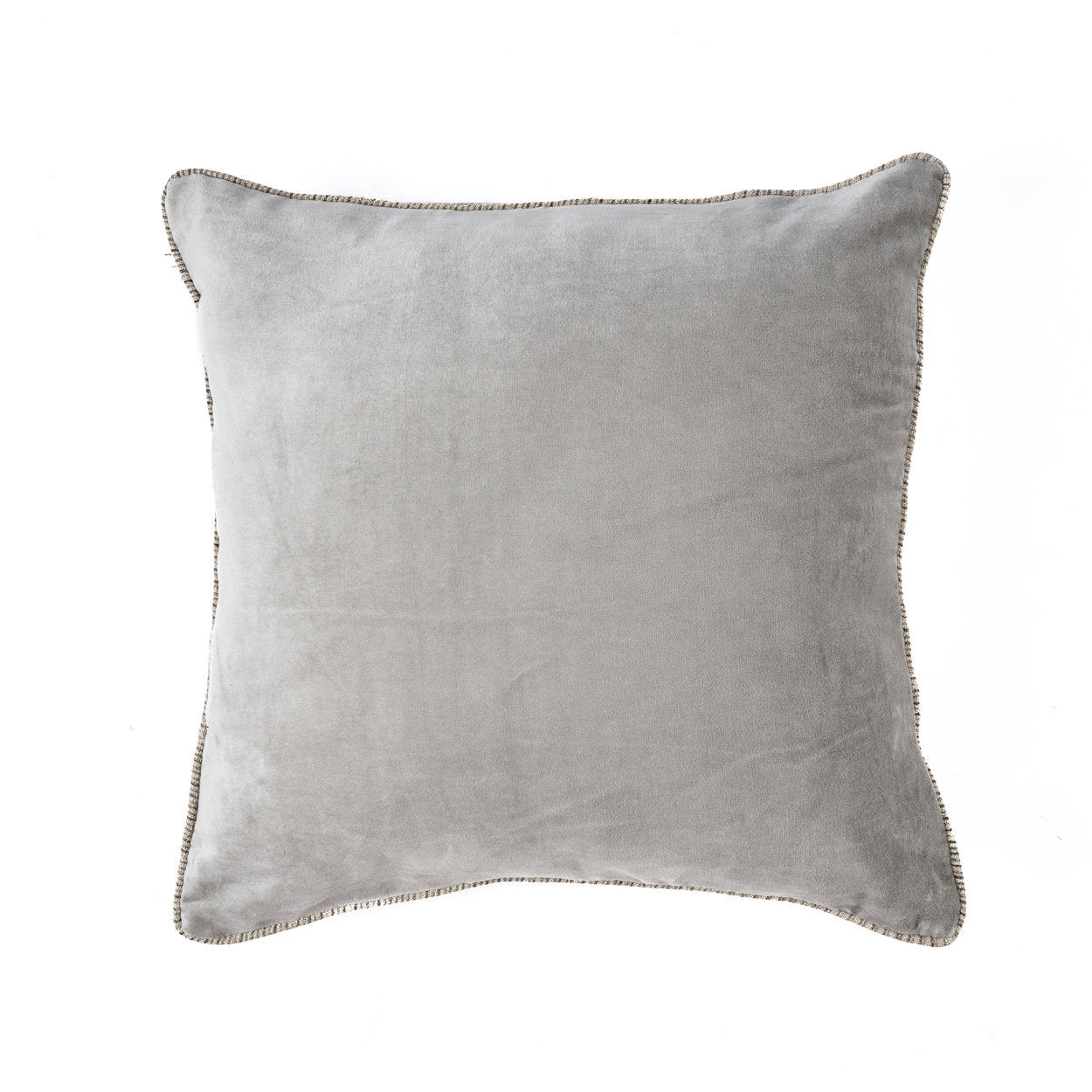 Capa de almofada Velvet Crush - Cinza - 50x50