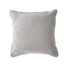Capa de almofada Velvet Crush - Cinza - 50x50