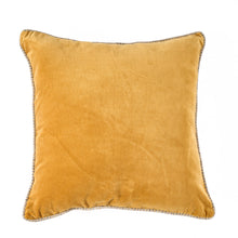 Capa de almofada Velvet Crush - Mostarda - 50x50