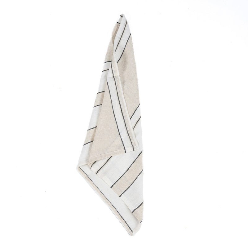 Guardanapo Provence - Natural Preto e Branco - 45x45