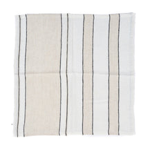 The Provence Napkin - Natural Black White - 45x45 in linen — handmade luxury napkin curated by Laiyahome — view 2