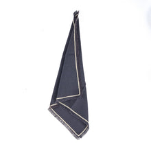 The Tuscany Napkin - Black Natural - 45x45