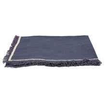 The Tuscany Napkin - Black Natural - 45x45