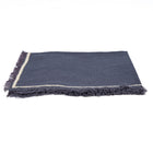 The Tuscany Napkin - Black Natural - 45x45 in linen — handmade luxury napkin curated by Laiyahome — view 2