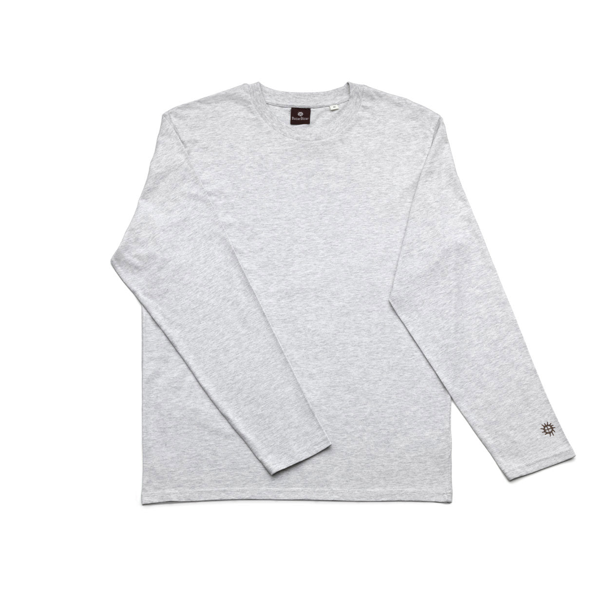 The Checkerboard L/S T-Shirt - Heather Grey - XL